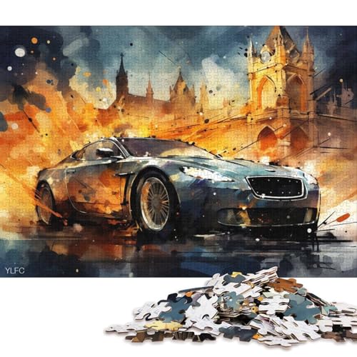 Art Sports Car Puzzle Familienspaß Papier Rechteckiges Puzzle für Kinder und Erwachsene ab 12 Jahren Geburtstagsgeschenk 70x50cm/1000 Teile Art Sports Car Puzzle Familienspaß Papier Rechteckiges Puzzle für Kinder und Erwachsene ab 12 Jahren Geburtstagsgeschenk 70x50cm/1000 Teile von QBIREX