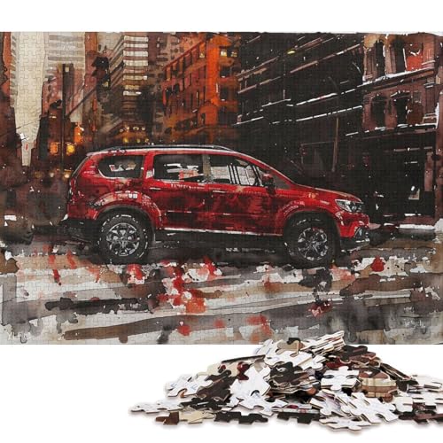 Art Sports Car Puzzle Familienspaß Rechteckiges Papierpuzzle für Kinder und Erwachsene ab 12 Jahren Geburtstagsgeschenk 38x26cm/1000 Teile Art Sports Car Puzzle Familienspaß Rechteckiges Papierpuzzle für Kinder und Erwachsene ab 12 Jahren Geburtstagsgeschenk 38x26cm/1000 Teile von QBIREX