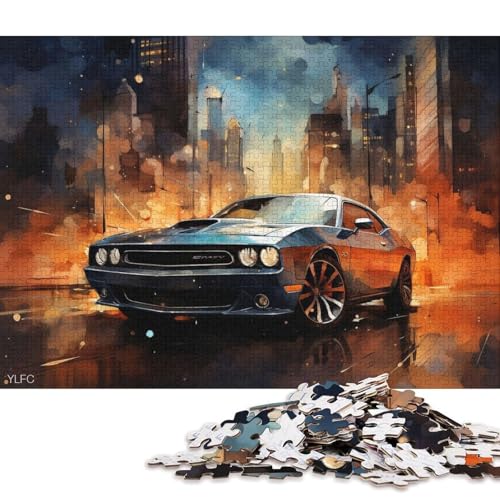Art Sports Car Puzzle Familienspaß Rechteckiges Papierpuzzle für Kinder und Erwachsene ab 12 Jahren Geburtstagsgeschenk 38x26cm/1000 Teile Art Sports Car Puzzle Familienspaß Rechteckiges Papierpuzzle für Kinder und Erwachsene ab 12 Jahren Geburtstagsgeschenk 38x26cm/1000 Teile von QBIREX
