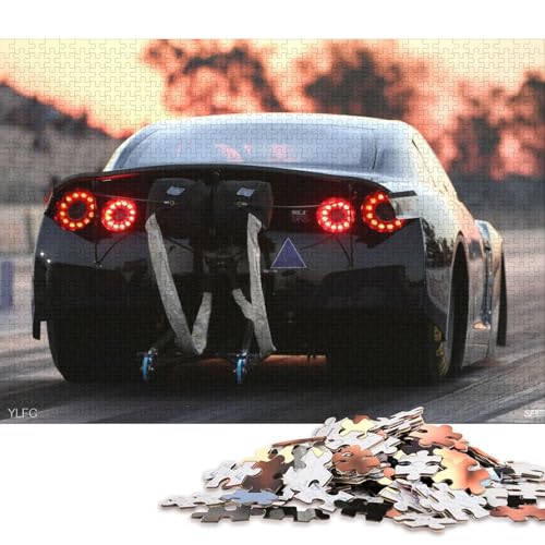 Art Sports Car Puzzle Familienspaß Rechteckiges Papierpuzzle für Kinder und Erwachsene ab 12 Jahren Geburtstagsgeschenk 38x26cm/1000 Teile Art Sports Car Puzzle Familienspaß Rechteckiges Papierpuzzle für Kinder und Erwachsene ab 12 Jahren Geburtstagsgeschenk 38x26cm/1000 Teile von QBIREX