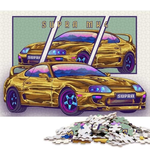 Art Sports Car Puzzle Familienspaß Rechteckiges Papierpuzzle für Kinder und Erwachsene ab 12 Jahren Geburtstagsgeschenk 38x26cm/1000 Teile Art Sports Car Puzzle Familienspaß Rechteckiges Papierpuzzle für Kinder und Erwachsene ab 12 Jahren Geburtstagsgeschenk 38x26cm/1000 Teile von QBIREX