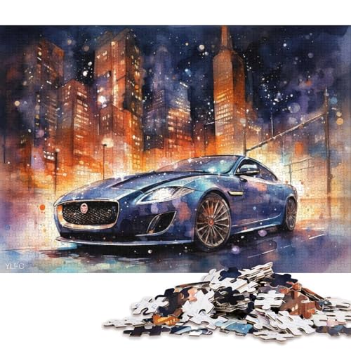 Art Sports Car Puzzle Familienspaß Rechteckiges Papierpuzzle für Kinder und Erwachsene ab 12 Jahren Geburtstagsgeschenk 38x26cm/1000 Teile Art Sports Car Puzzle Familienspaß Rechteckiges Papierpuzzle für Kinder und Erwachsene ab 12 Jahren Geburtstagsgeschenk 38x26cm/1000 Teile von QBIREX