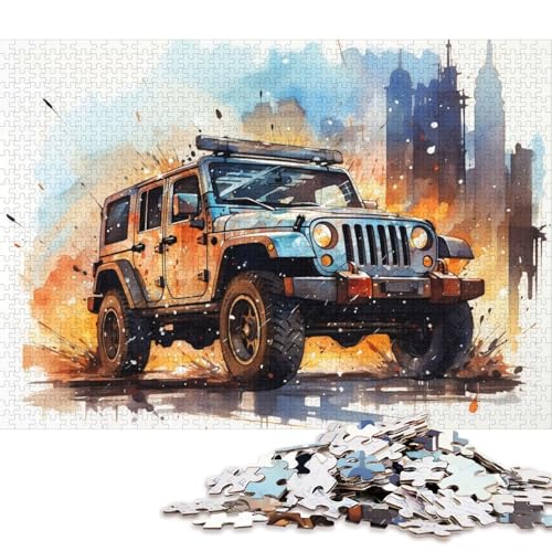 Art Sports Car Puzzle Familienspaß Rechteckiges Papierpuzzle für Kinder und Erwachsene ab 12 Jahren Geburtstagsgeschenk 38x26cm/1000 Teile Art Sports Car Puzzle Familienspaß Rechteckiges Papierpuzzle für Kinder und Erwachsene ab 12 Jahren Geburtstagsgeschenk 38x26cm/1000 Teile von QBIREX