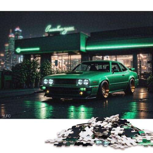 Art Sports Car Puzzle Fun Premium-Puzzle aus Karton für Erwachsene und Teenager, 38 x 26 cm, 1000 Teile Art Sports Car Puzzle Fun Premium-Puzzle aus Karton für Erwachsene und Teenager, 38 x 26 cm, 1000 Teile von QBIREX