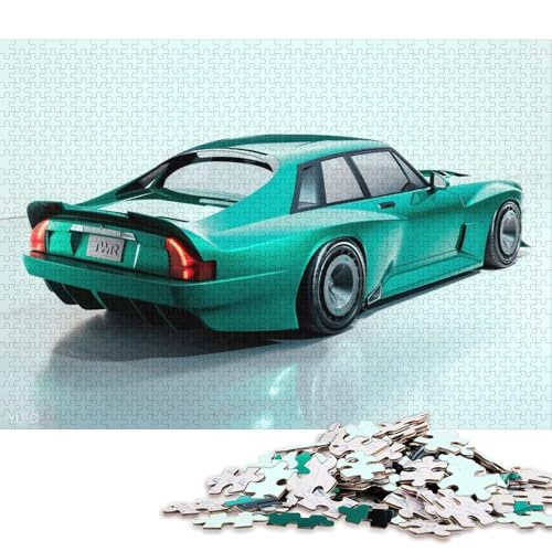 Art Sports Car Puzzle Fun Premium-Puzzle aus Karton für Erwachsene und Teenager, 70 x 50 cm, 1000 Teile Art Sports Car Puzzle Fun Premium-Puzzle aus Karton für Erwachsene und Teenager, 70 x 50 cm, 1000 Teile von QBIREX