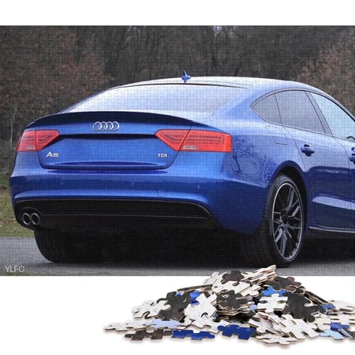 Art Sports Car Puzzle Fun Premium-Puzzle aus Karton für Erwachsene und Teenager, 70 x 50 cm, 1000 Teile Art Sports Car Puzzle Fun Premium-Puzzle aus Karton für Erwachsene und Teenager, 70 x 50 cm, 1000 Teile von QBIREX