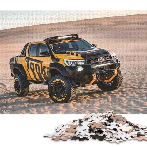 Art Sports Car Puzzle Fun Premium-Puzzle aus Karton für Erwachsene und Teenager, 70 x 50 cm, 1000 Teile von QBIREX