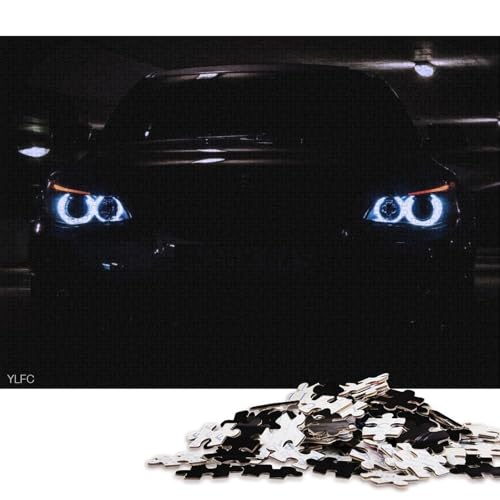 Art Sports Car Puzzle Kreative Spiele 100 Prozent Recyclingkarton Puzzle für Erwachsene 70x50cm/1000pcs von QBIREX