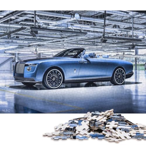 Art Sports Car Puzzle Premium 100% Recycling-Papier, rechteckiges Puzzle für Frauen und Männer, einzigartiges Geschenk, 70 x 50 cm, 1000 Teile Art Sports Car Puzzle Premium 100% Recycling-Papier, rechteckiges Puzzle für Frauen und Männer, einzigartiges Geschenk, 70 x 50 cm, 1000 Teile von QBIREX