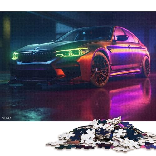 Art Sports Car Puzzle Relax Challenge Toy Premium-Puzzle aus Karton für Erwachsene und Kinder, 70 x 50 cm, 1000 Teile Art Sports Car Puzzle Relax Challenge Toy Premium-Puzzle aus Karton für Erwachsene und Kinder, 70 x 50 cm, 1000 Teile von QBIREX