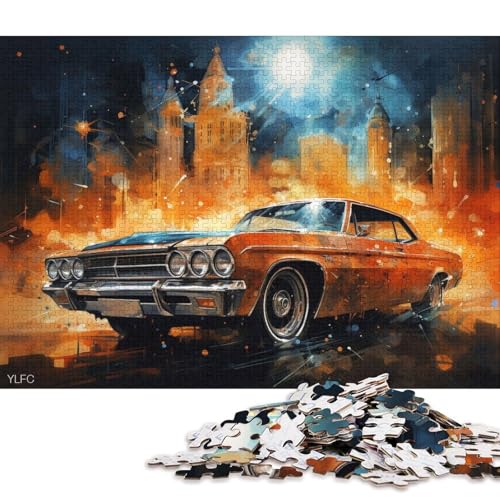 Art Sports Car Puzzle Relax Challenge Toy Premium-Puzzle aus Karton für Erwachsene und Kinder, 70 x 50 cm, 1000 Teile Art Sports Car Puzzle Relax Challenge Toy Premium-Puzzle aus Karton für Erwachsene und Kinder, 70 x 50 cm, 1000 Teile von QBIREX