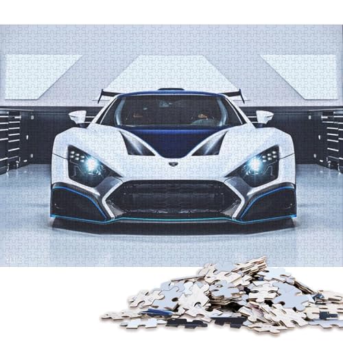 Art Sports Car Puzzle Relax Challenge Toy Premium-Puzzle aus Karton für Erwachsene und Kinder, 70 x 50 cm, 1000 Teile von QBIREX