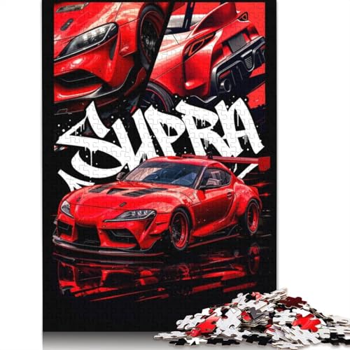 Art Sports Car Puzzle Relax Challenge Toy Premium-Puzzle aus Karton für Erwachsene und Kinder, Geschenke, 1000 Teile (75 x 50 cm) von QBIREX