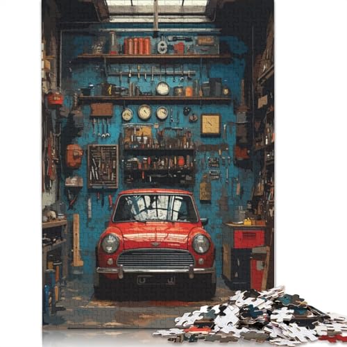 Art Sports Car Puzzle Spielzeug Lernspiel Premium-Karton-Puzzle für Erwachsene Kinder Geschenk 1000 Teile (75 x 50 cm) von QBIREX