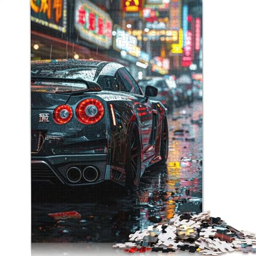 Art Sports Car Puzzle Spielzeug Lernspiel Premium-Karton-Puzzle für Erwachsene Kinder Geschenk 1000 Teile (75 x 50 cm) von QBIREX