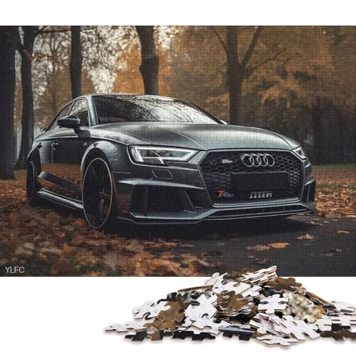 Art Sports Car Puzzle Spielzeug Lernspiel Premium-Puzzle aus Karton für Erwachsene Kinder 38x26cm/1000 Teile von QBIREX