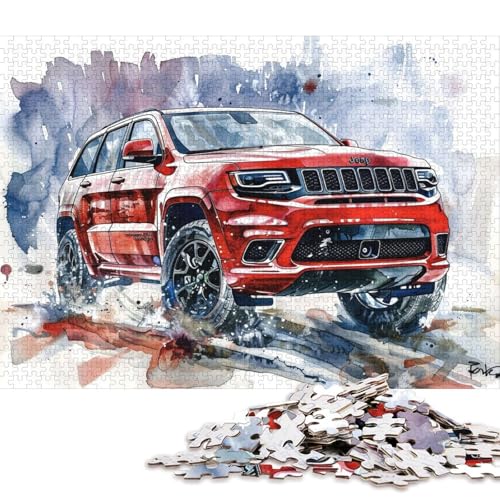 Art Sports Car Puzzle Spielzeug Lernspiel Premium-Puzzle aus Karton für Erwachsene Kinder 38x26cm/1000 Teile Art Sports Car Puzzle Spielzeug Lernspiel Premium-Puzzle aus Karton für Erwachsene Kinder 38x26cm/1000 Teile von QBIREX