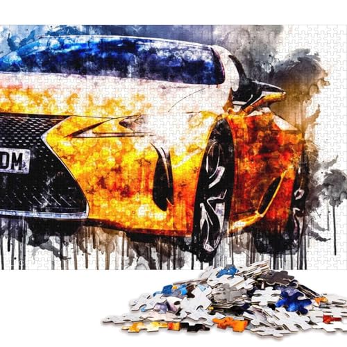 Art Sports Car Puzzle Spielzeug Lernspiel Premium-Puzzle aus Karton für Erwachsene Kinder 38x26cm/1000 Teile Art Sports Car Puzzle Spielzeug Lernspiel Premium-Puzzle aus Karton für Erwachsene Kinder 38x26cm/1000 Teile von QBIREX