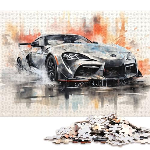 Art Sports Car Puzzle Spielzeug Lernspiel Premium-Puzzle aus Karton für Erwachsene Kinder 38x26cm/1000 Teile Art Sports Car Puzzle Spielzeug Lernspiel Premium-Puzzle aus Karton für Erwachsene Kinder 38x26cm/1000 Teile von QBIREX