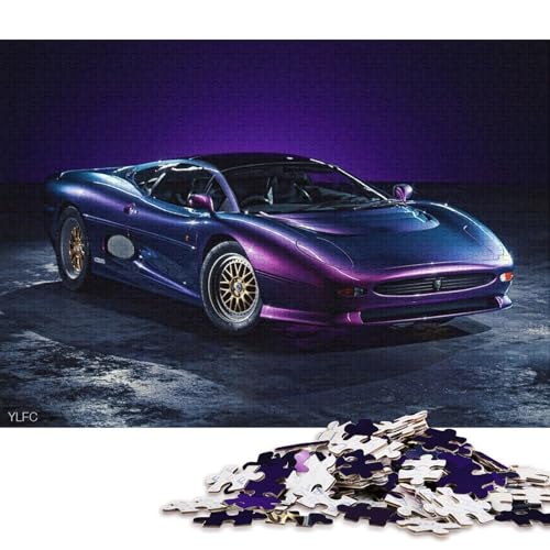 Art Sports Car Puzzle zum Stressabbau, 100% recycelter Karton, Puzzle für Erwachsene und Kinder, einzigartiges Geschenk, 70 x 50 cm, 1000 Teile Art Sports Car Puzzle zum Stressabbau, 100% recycelter Karton, Puzzle für Erwachsene und Kinder, einzigartiges Geschenk, 70 x 50 cm, 1000 Teile von QBIREX