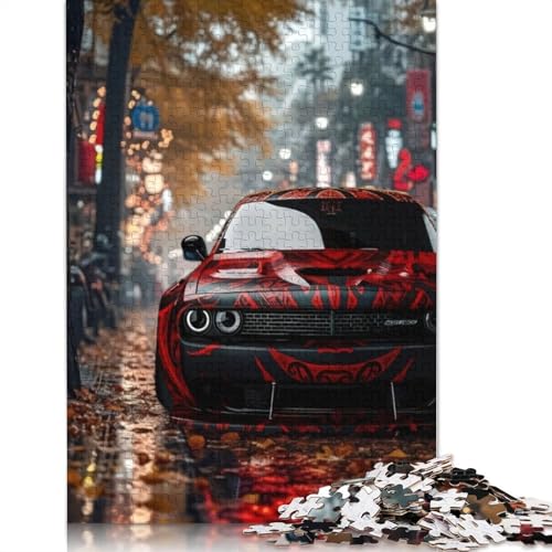 Art Sports Car Puzzles 1000 Teile Schwer Puzzle Spielzeug Lernspiel Impossible Herausforderungsspielzeug Für Erwachsene Und Kinder Ab 12 Jahren 1000pcs (38x26cm) von QBIREX