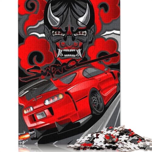 Art Sports Car Puzzles 1000 Teile Schwer Puzzle Spielzeug Pädagogisches Spiel Impossible Herausforderungsspielzeug Für Erwachsene Und Kinder Ab 14 Jahren 1000pcs (75x50cm) von QBIREX