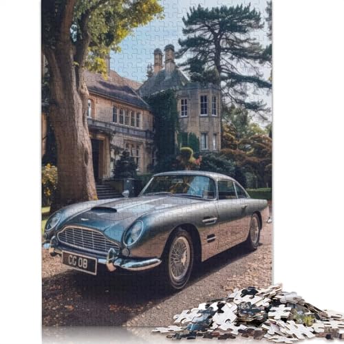 Aston Martin Puzzle Fun Premium-Puzzle aus Karton für Jungen oder Mädchen, 1000 Teile (75 x 50 cm) von QBIREX