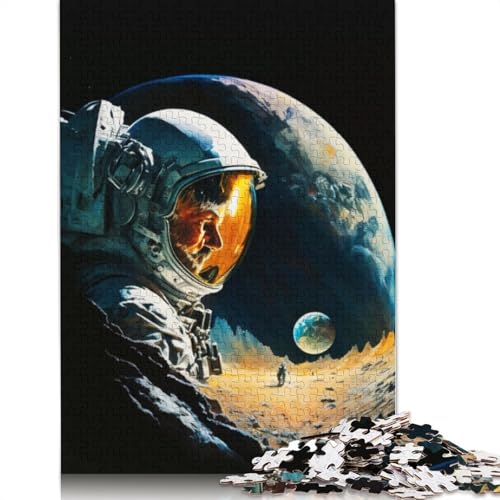 Astronomie auf dem Mond, Puzzle für Erwachsene, herausforderndes und kniffliges Puzzle für Frauen und Männer, 520 Teile (52 x 38 cm) von QBIREX