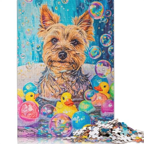 Australian Terrier Hundepuzzle, kreative Spiele, 100% recycelter Karton, Puzzle für Erwachsene, 1000 Teile (26 x 38 cm) von QBIREX