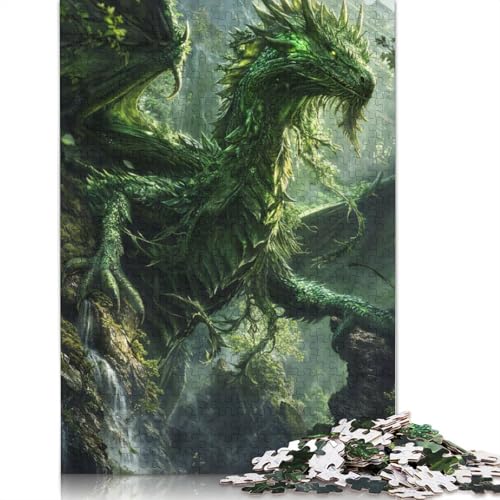 Awakened Nature Dragon 520-teiliges Puzzle, interessanter Stressabbau, Beste Puzzles für Kinder ab 12 Jahren, 520 Teile (52 x 38 cm) von QBIREX