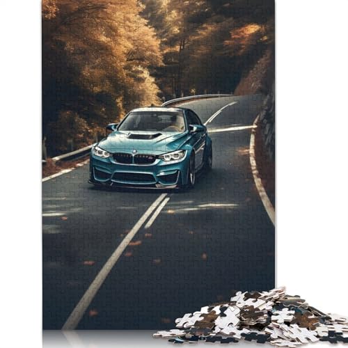 BMW M3 Puzzle 1000-teilige Schwer Puzzle Spielzeug Lernspiel Impossible Herausforderungsspielzeug Für Erwachsene Und Kinder Ab 14 Jahren 1000pcs (75x50cm) von QBIREX