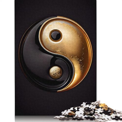 Balance of Two Yin Yang 520 Puzzles für Erwachsene, Lernspiel, Puzzlespiele für Erwachsene für Jungen oder Mädchen, 520 Teile (52 x 38 cm) von QBIREX