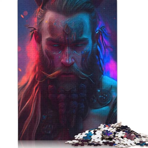 Baldur Portrait Puzzle 1000-teilige Schwer Puzzle Spielzeug Lernspiel Impossible Herausforderungsspielzeug Für Erwachsene Und Kinder Ab 14 Jahren 1000pcs (75x50cm) von QBIREX
