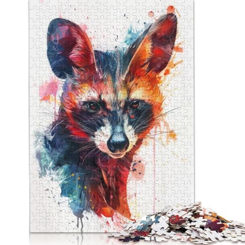 Bandicoot Puzzle 1000-teilige Schwer Puzzle Spielzeug Pädagogisches Spiel Impossible Herausforderungsspielzeug Für Erwachsene Kinder 520pcs (52x38cm) von QBIREX