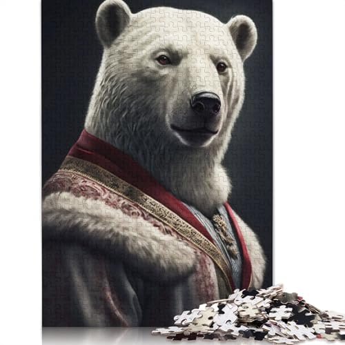 Bear Fashion Puzzle, kreative Spiele, 100% recycelter Karton, Puzzle für Erwachsene, 1000 Teile (75 x 50 cm) von QBIREX