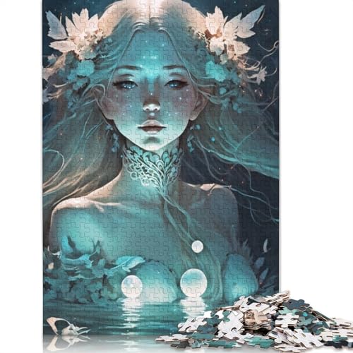 Beauty Girls Puzzle, kreative Spiele, 100 Prozent recycelter Karton, Puzzle für Erwachsene, 1000 Teile (75 x 50 cm) von QBIREX
