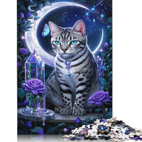 Bengal Puzzle 1000-teilige Schwer Puzzle Spielzeug Lernspiel Impossible Herausforderung Spielzeug Für Erwachsene Und Kinder Ab 14 Jahren 1000pcs (75x50cm) von QBIREX