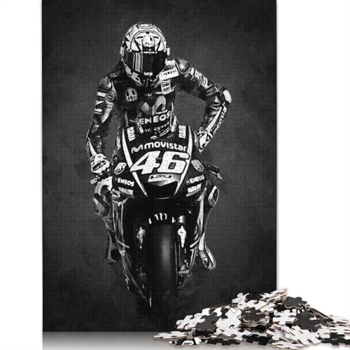 Black Rider Puzzle, kreative Spiele, 100% recycelter Karton, Puzzle für Erwachsene, 1000 Teile (26 x 38 cm) von QBIREX