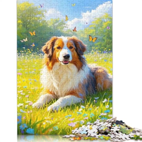 Bobtail-Puzzle, Familienspaß, rechteckiges Papierpuzzle für Kinder und Erwachsene ab 12 Jahren, Geburtstagsgeschenk, 1000 Teile (75 x 50 cm) von QBIREX