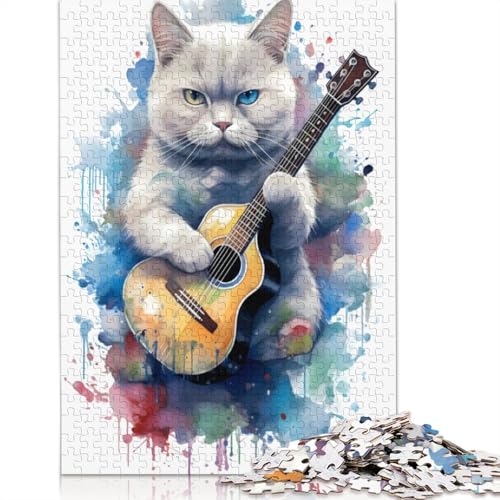 Britisch Kurzhaarkatze Puzzles für Erwachsene 520 Herausfordernde und knifflige Ungewöhnliche Puzzles für Kinder ab 12 Jahren 520 Teile (52x38cm) von QBIREX