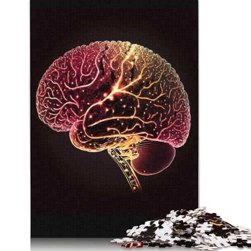 Buntes Denkspiel, lustige Aktivität für zu Hause, hochwertiges Karton-Puzzle für Erwachsene, Teenager, Vatertagsgeschenk, 1000 Teile (75 x 50 cm) von QBIREX