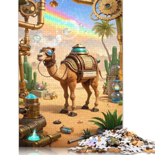 Camel Puzzles 1000 Teile Schwer Puzzle Spielzeug Lernspiel Impossible Herausforderungsspielzeug Für Erwachsene Kinder 1000pcs (75x50cm) von QBIREX