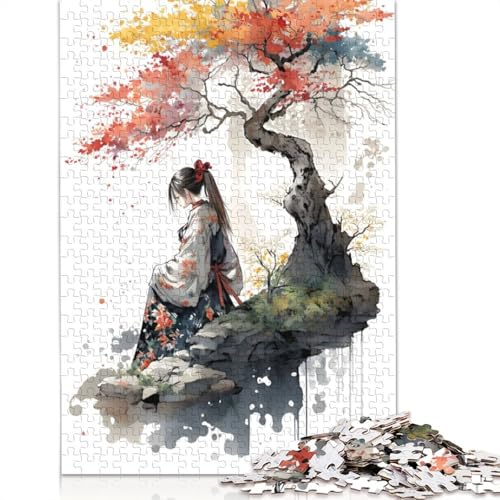 Cherry Blossom 20 Puzzles mit 1000 Teilen für Erwachsene. Anspruchsvolle und knifflige Puzzles für Erwachsene und Kinder. 1000 Teile (75 x 50 cm) von QBIREX