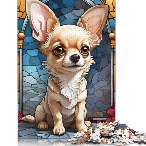 Chihuahua-Puzzle-Spielzeug, Lernspiel, Premium-Puzzle aus Karton für Erwachsene und Kinder, 1000 Teile (75 x 50 cm) von QBIREX
