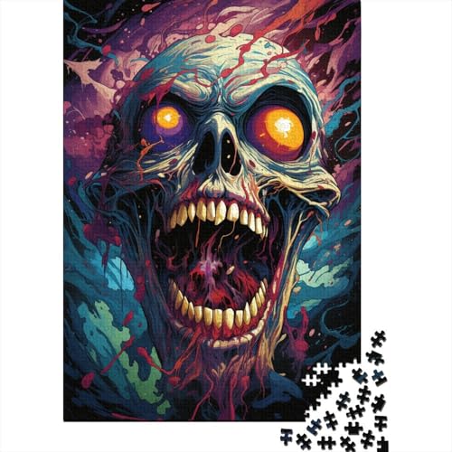 Cosmic Monster Puzzle-Spielzeug, Lernspiel, Premium-Puzzle aus Karton für Erwachsene und Kinder, 1000 Teile (75 x 50 cm) von QBIREX