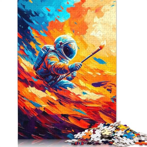 Cosmic Painter Puzzles 1000 Teile Schwer Puzzle Spielzeug Lernspiel Impossible Herausforderungsspielzeug Für Erwachsene Kinder 1000pcs (75x50cm) von QBIREX