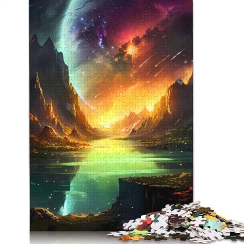 Cosmos Stellar Plateau 1000-teiliges Puzzle für Erwachsene | | Familienspaß-Puzzles für Erwachsene, Geschenke, Denkspiele (38 x 26 cm) von QBIREX