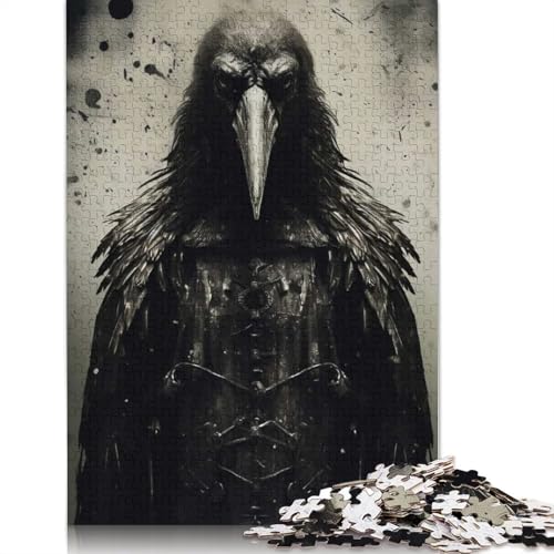 Crow Masked Curer Puzzle, Denksportaufgabe, 100% recycelter Karton, Puzzle für Kinder und Erwachsene ab 12 Jahren, 1000 Teile (38 x 26 cm) von QBIREX