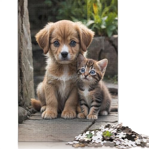 Cubs Puzzle, 100% recyceltes Kartonpapier, rechteckiges Puzzle für Erwachsene und Kinder, 1000 Teile (75 x 50 cm) von QBIREX