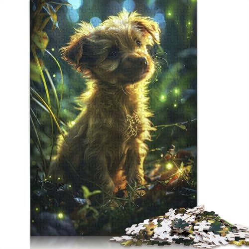 Cute Puppy Puzzle 520 Teile Schwer Puzzle Spielzeug Lernspiel Impossible Herausforderungsspielzeug Für Erwachsene Und Kinder Ab 12 Jahren 520pcs (52x38cm) von QBIREX